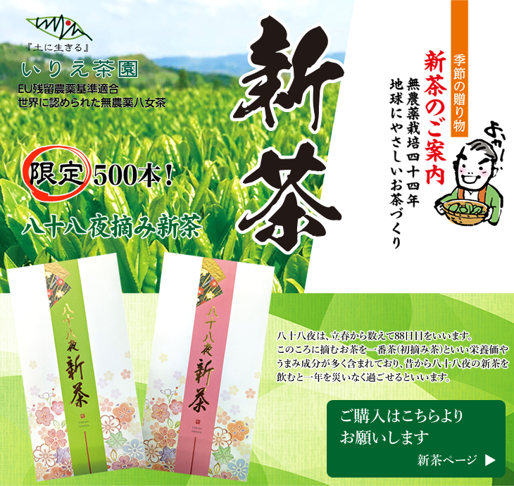 2026年 新茶予約はじまりました